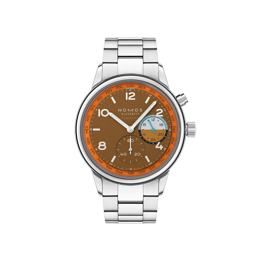Nomos Club Sport Neomatik Worldtimer Canyon Limited Edition