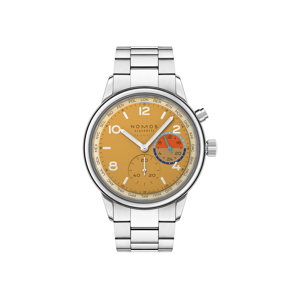 Nomos Club Sport Neomatik Worldtimer Dune Limited Edition