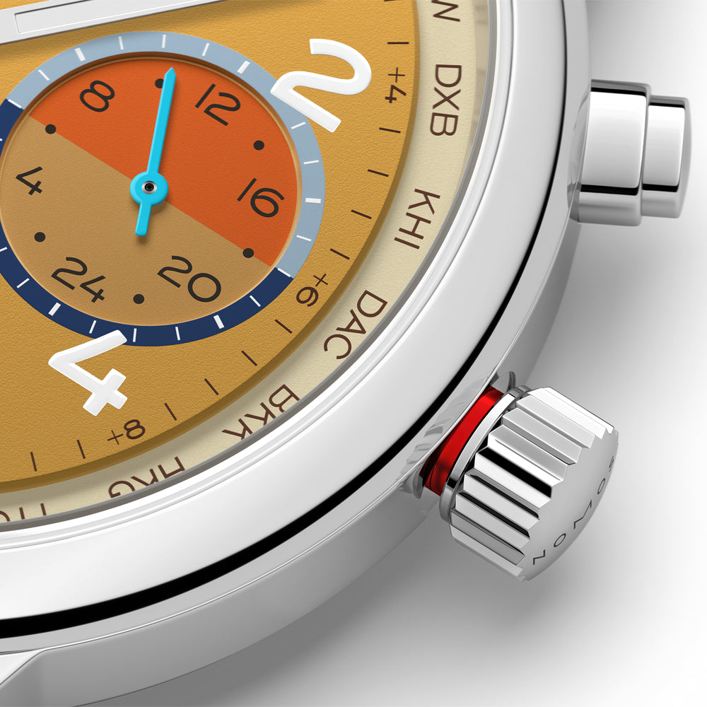 Nomos Club Sport Neomatik Worldtimer Dune Limited Edition