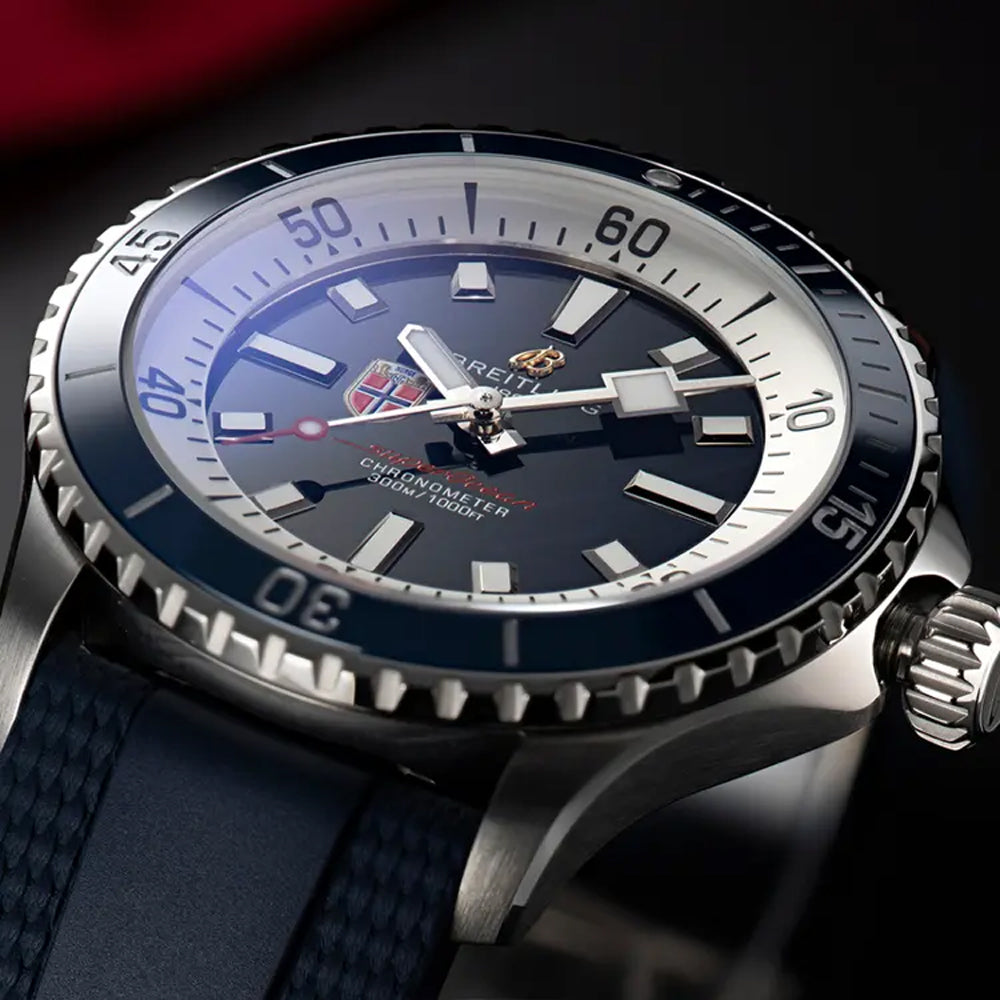 Breitling Superocean Automatic 42 NFF - Norges Fotballforbund Limited Edition - UTSOLGT