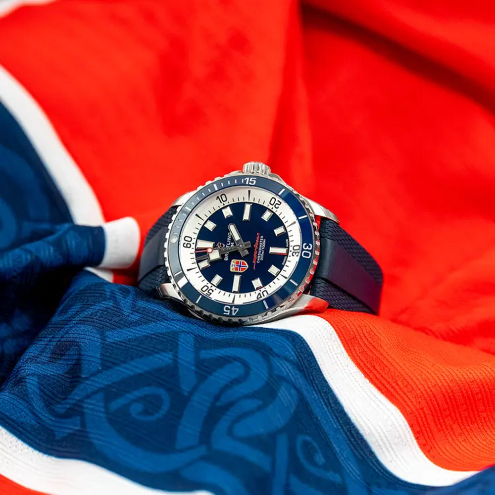Breitling Superocean Automatic 42 NFF - Norges Fotballforbund Limited Edition - UTSOLGT