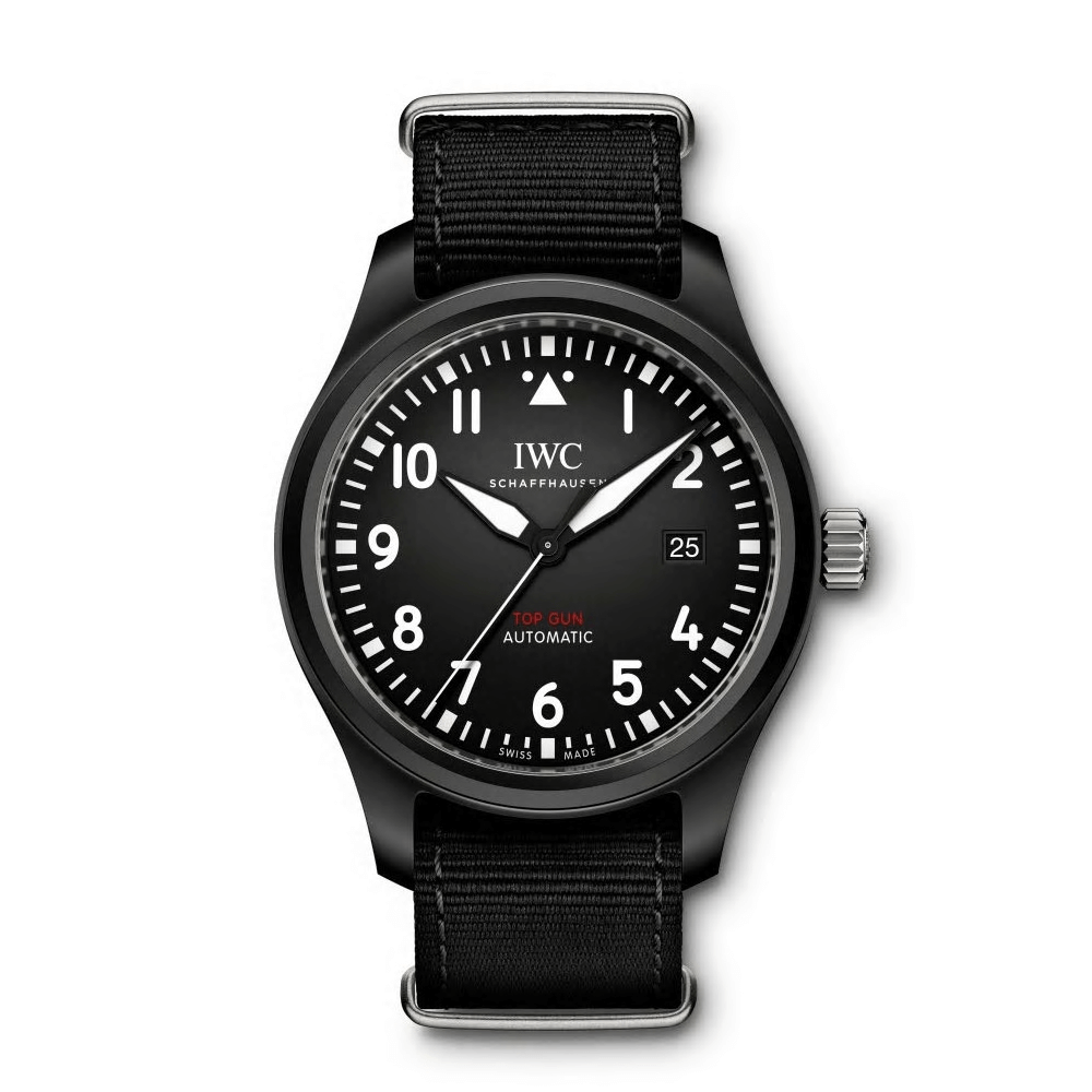 IWC IW326901 Pilot's watch automatic edt Top Gun klokke i keramikk